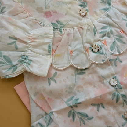 Baby Frock with Pant - Floral 🌺