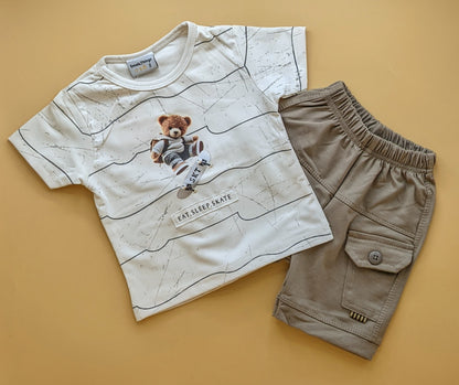 Baby Co-Ord Set - Eat, Sleep, Skate