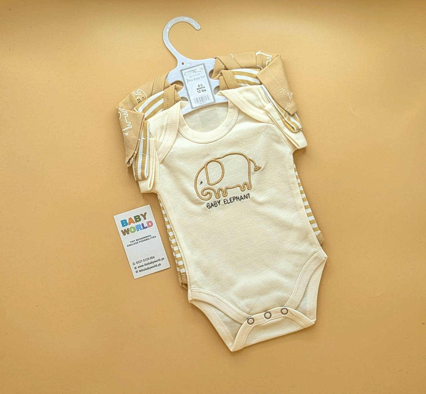 Baby Pack of 3 Premium Half Sleeves Bodysuits