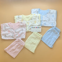Baby Pack of 3 Suits - Blue/Lemon/Pink - Fire Balloons