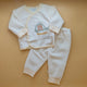 2 Pieces Premium Baby Suit - The little bear flies a plane - Winter