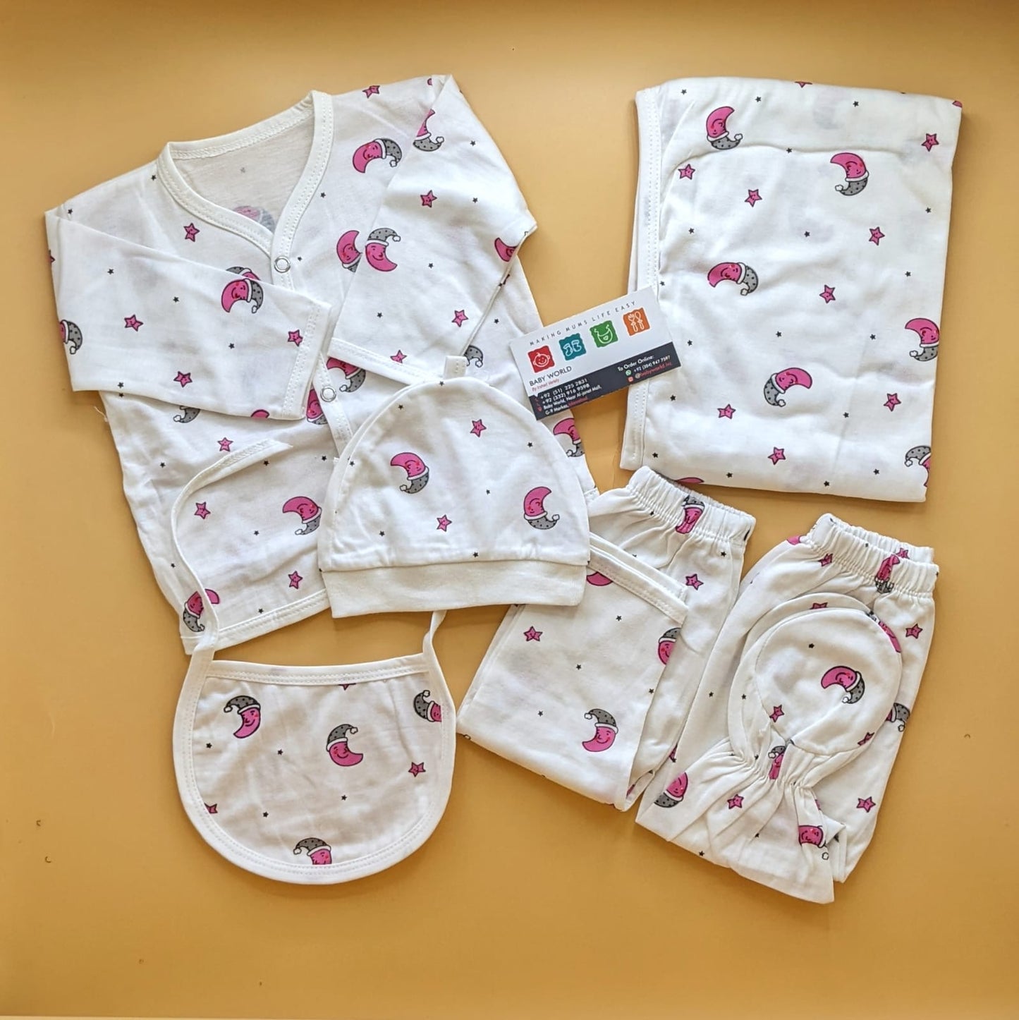 6 Pieces Starter/Suit Set - Moon/Stars