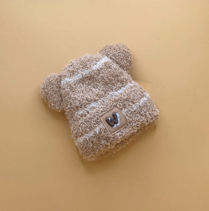 Baby Wool Cap - Lines - Winter