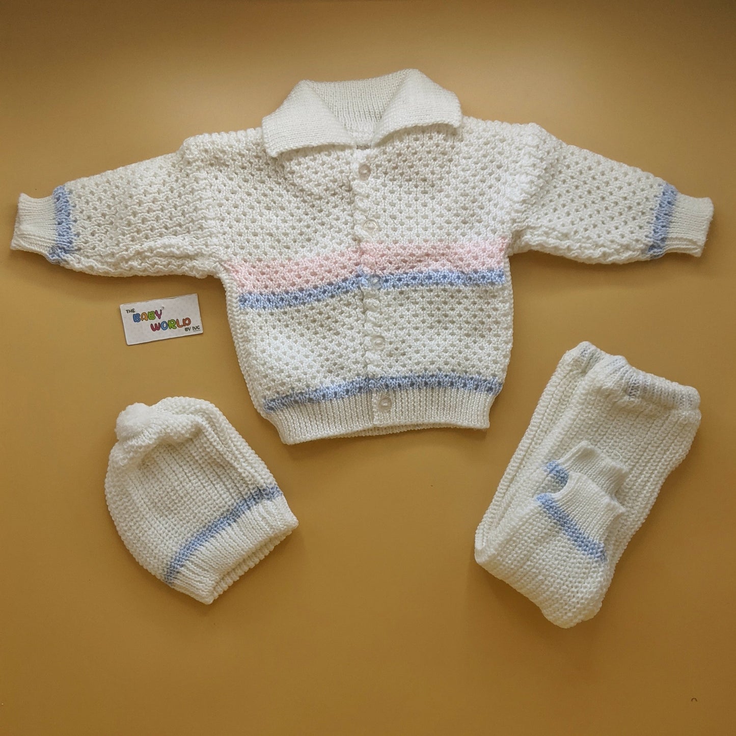 Baby Woolen Knitted Suit - Winter