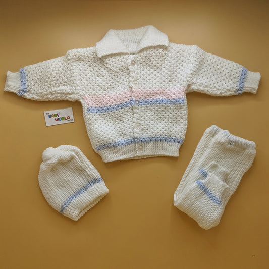 Baby Woolen Knitted Suit - Winter