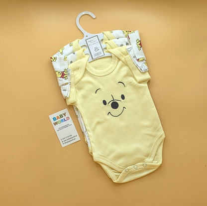 Baby Pack of 3 Premium Half Sleeves Bodysuits