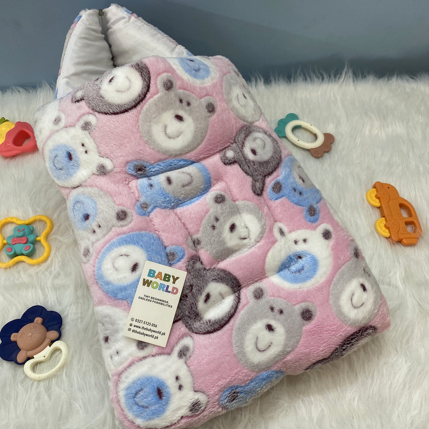 Baby Carry Nest with Hood - Bear 🐻 - Winter