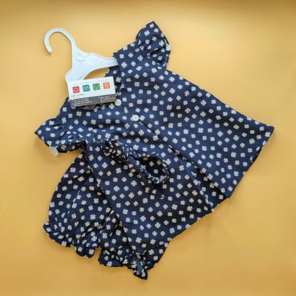 Frock with Pants & Headband - Leaves