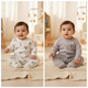 Pack of 2 Rompers - Little Bear 🐻  - White/Grey