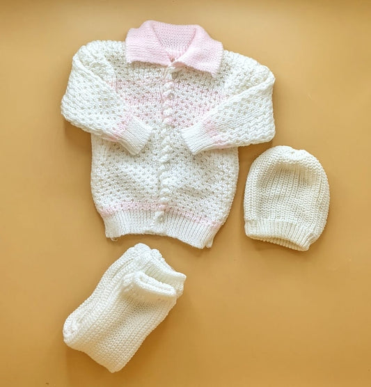 Baby Woolen Knitted Suit - Winter
