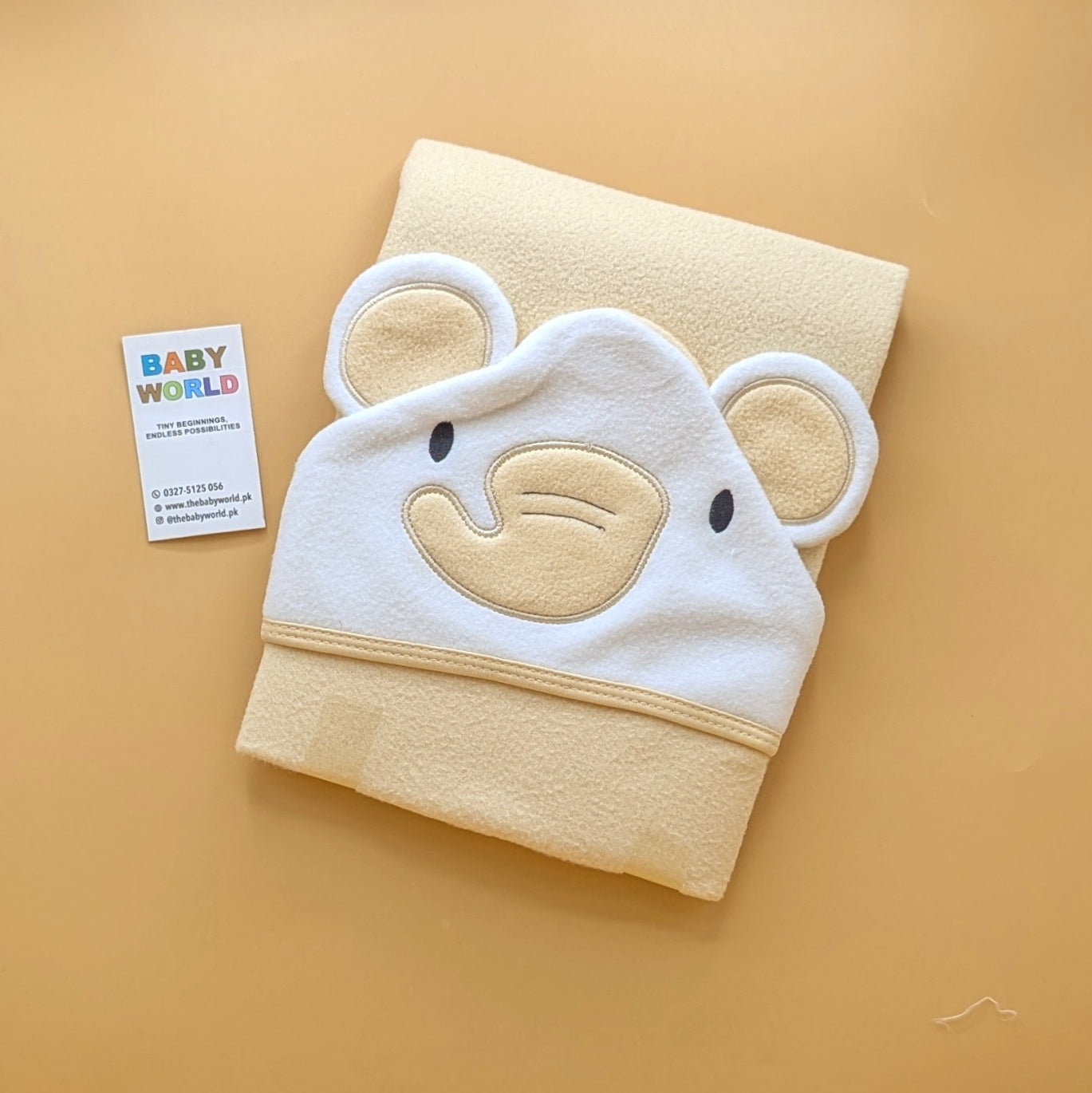 Baby Hooded Wrapping Sheet/Blanket - Winter - Elephant 🐘