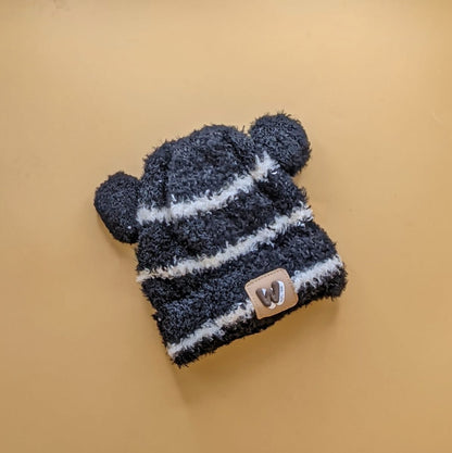 Baby Wool Cap - Lines - Winter