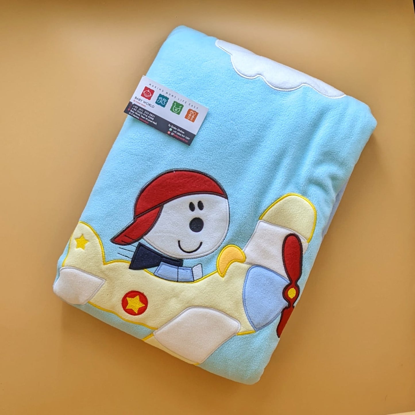 Baby Character Blanket/Wrapping Sheet - Winter