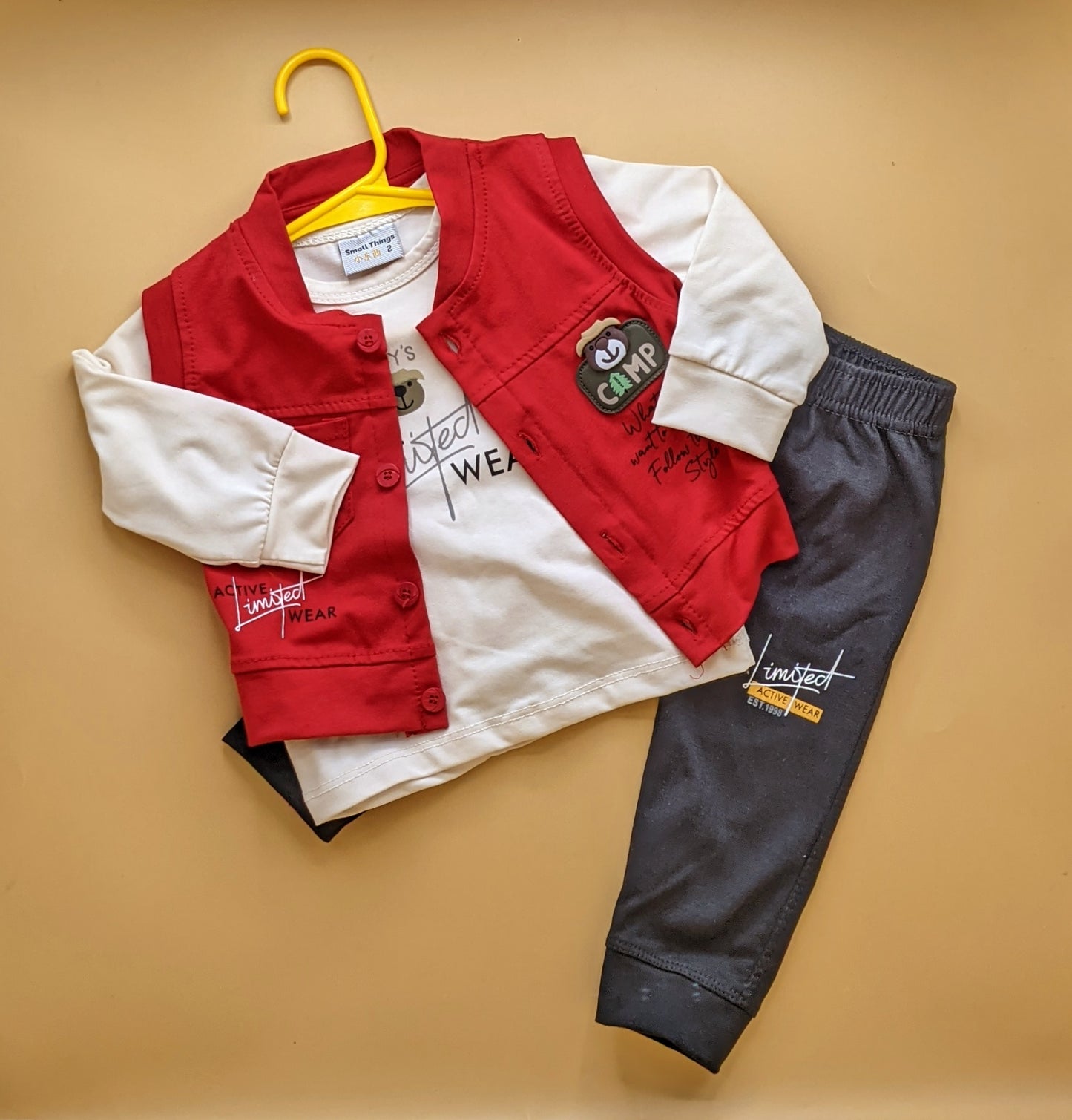 3 Piece Baby Suit - Follow the Style