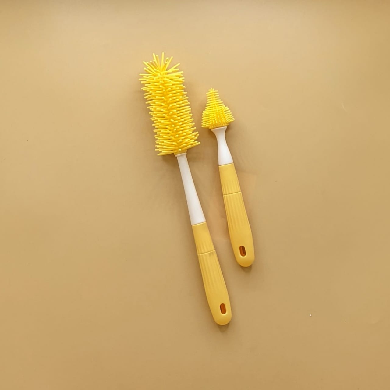 2 Pieces All Purpose Silicone Bottle & Teat Cleaner Brush