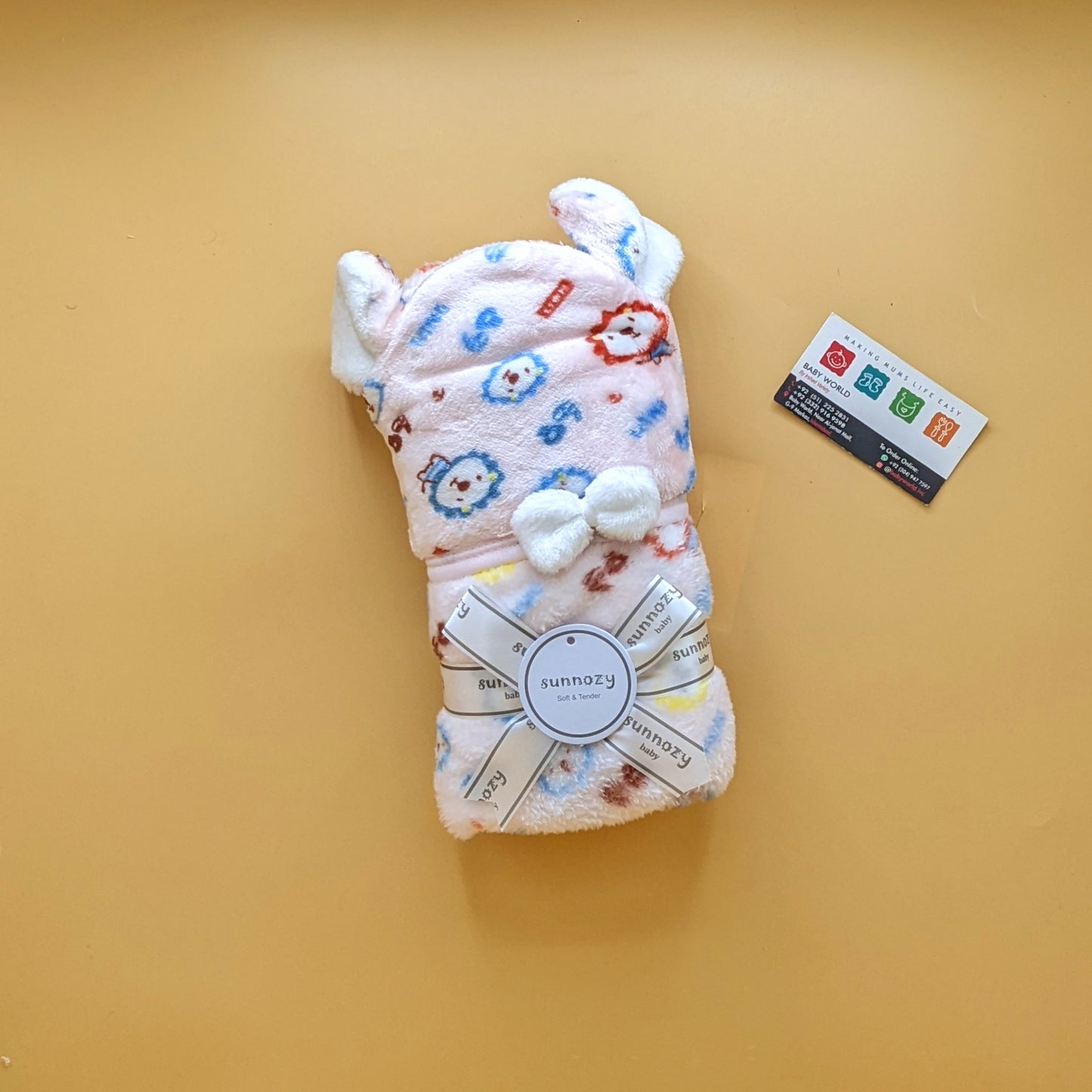 Hooded Wrapping Sheet/Blanket - Winter - Lion