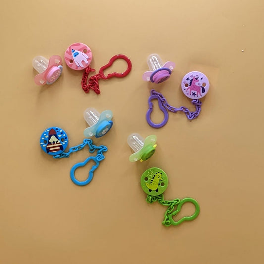 Pacifier with Chain - Circle