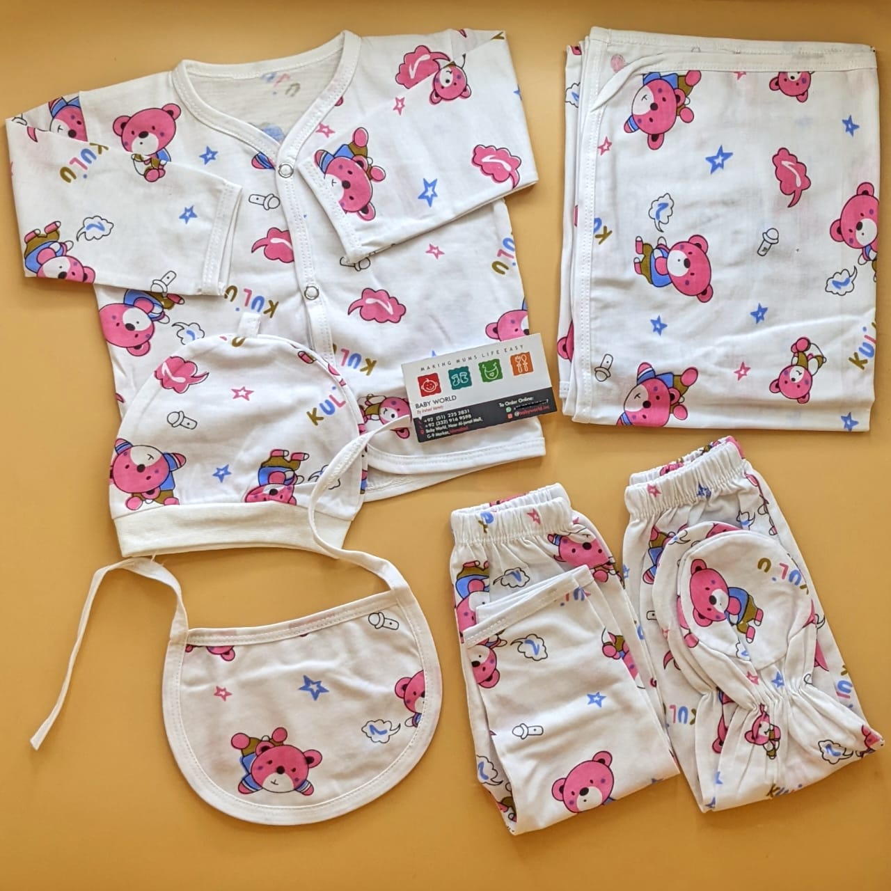 6 Pieces Starter/Suit Set - Kulu Bear