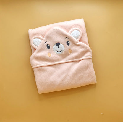 Hooded Wrapping Sheet/Blanket - Winter - Bear 🐻