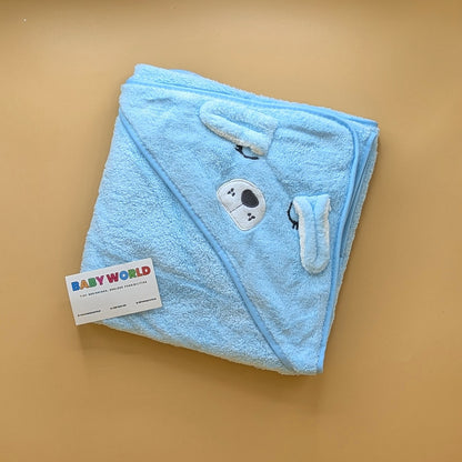 Baby Character Hooded Wrapping Sheet/Blanket - Winter