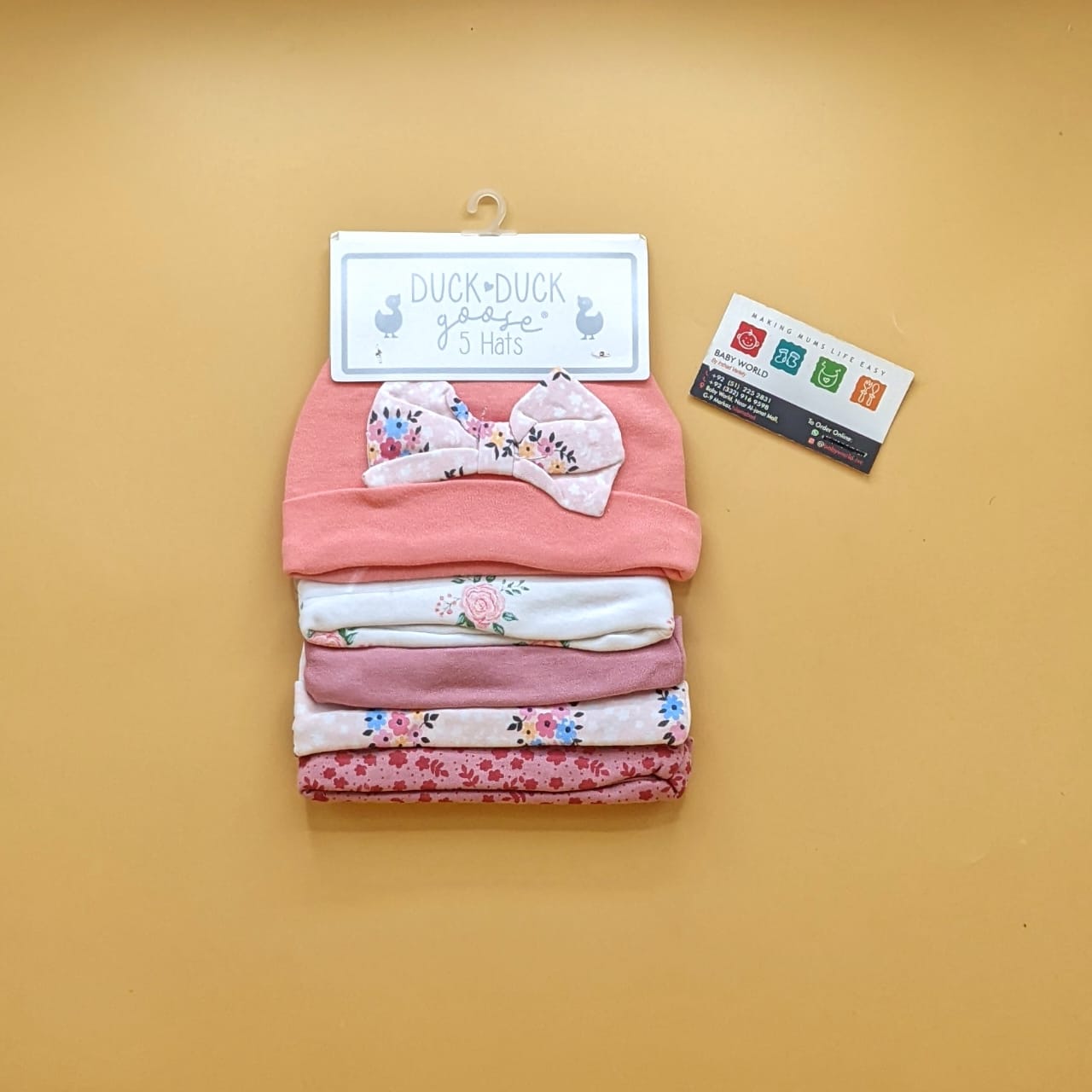 Pack of 5 Caps - Bow