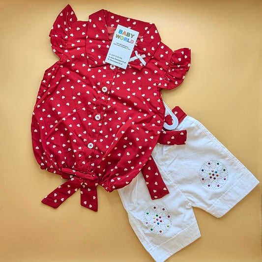 Baby Co-ord Set - Hearts