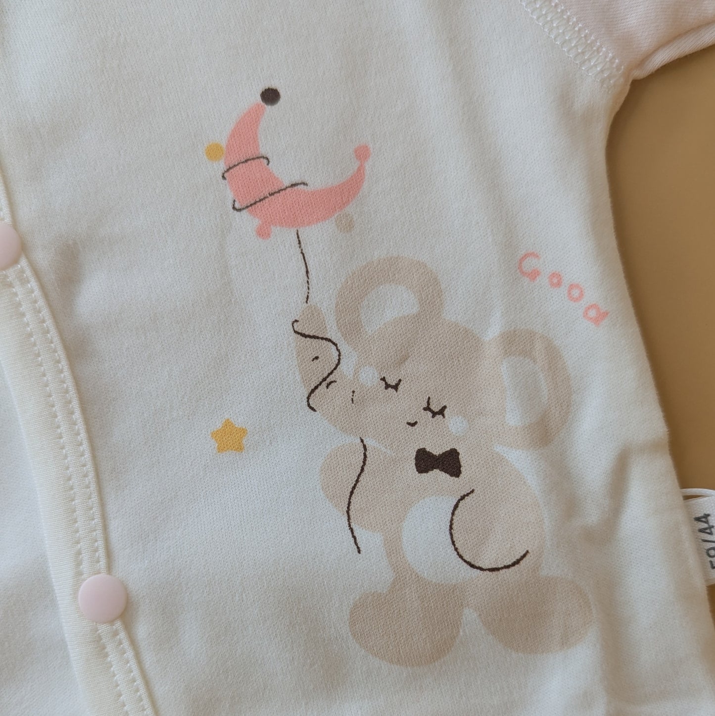 2 Pieces Imported Baby Suit - Elephant/Moon