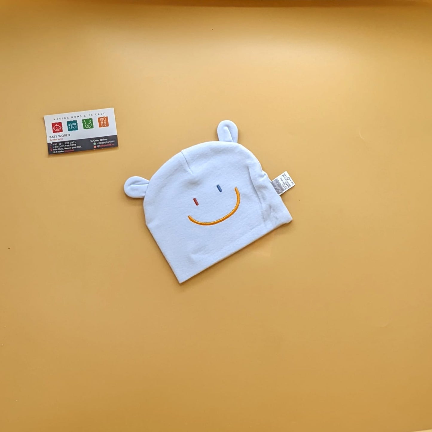 Double Layer Baby Cap - Smile
