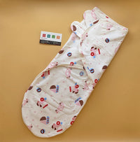 Swaddle Wrap - Train, Car, Ship - White