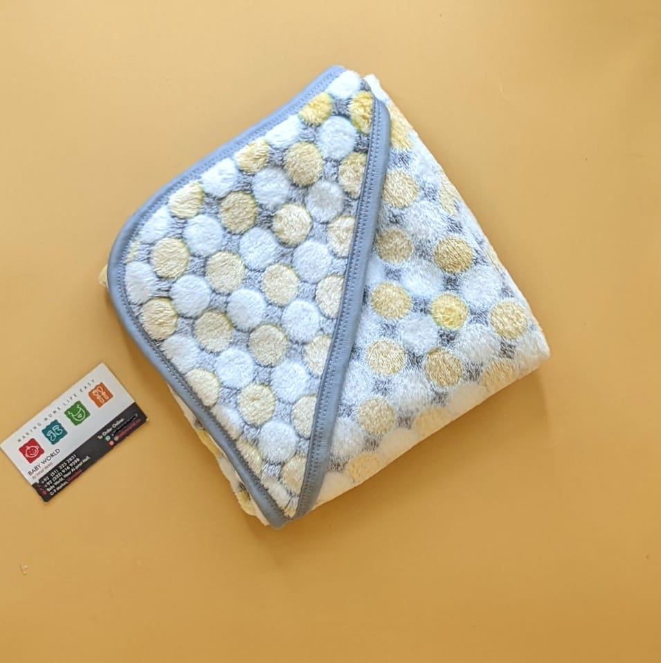 Hooded Wrapping Sheet/Blanket - Winter - Circles
