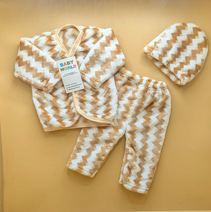 Baby Suit with Cap - Pattern - Winter