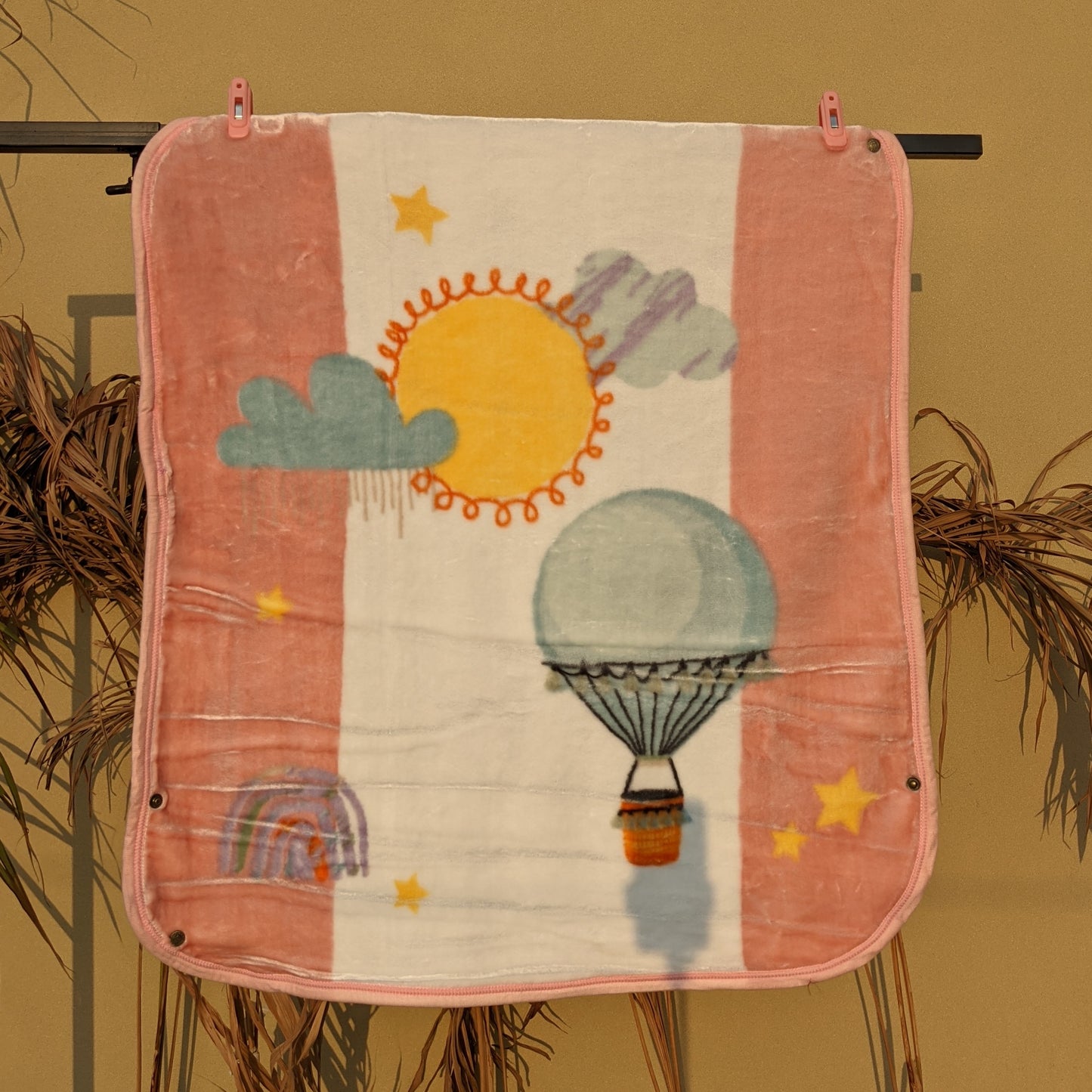 Baby Hooded Blanket - Fire Balloon