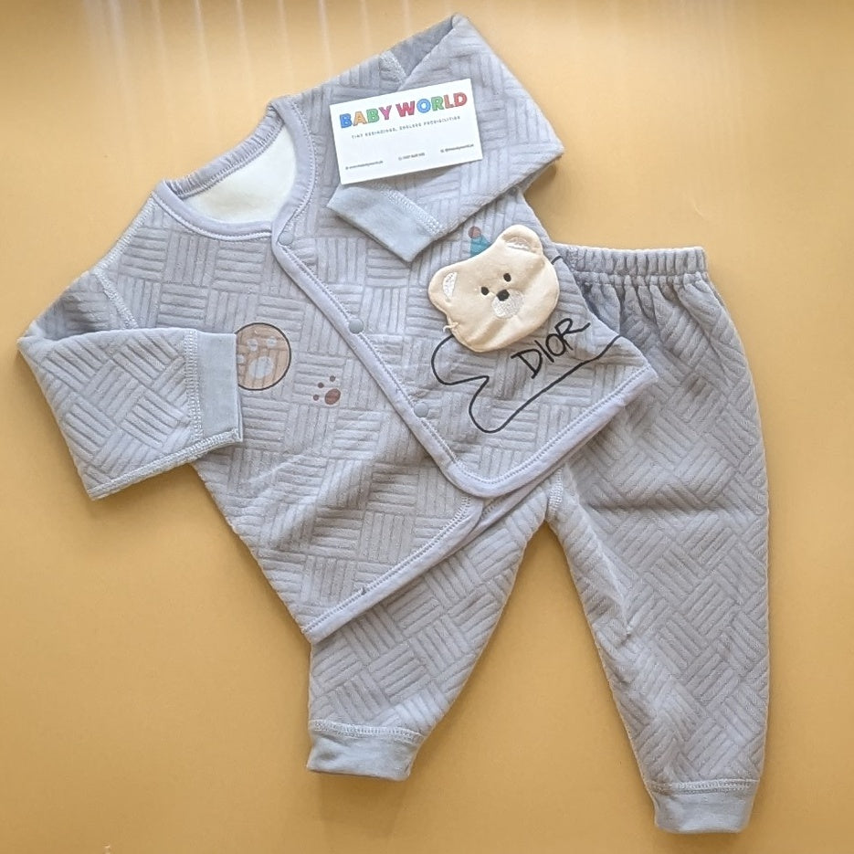 2 Pieces Premium Baby Suit - Dior - Winter
