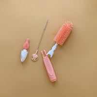 3 Pieces All Purpose Silicone Bottle & Teat Cleaning Brush
