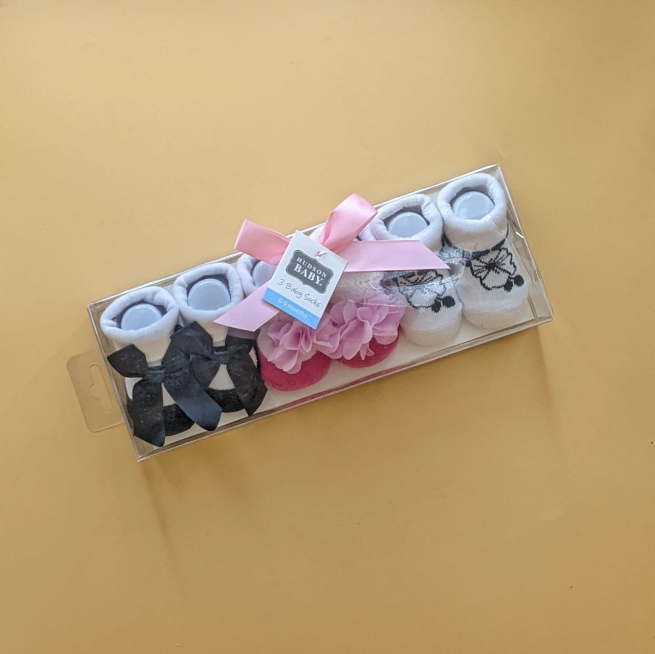 Baby Pack of 3 Booties Set