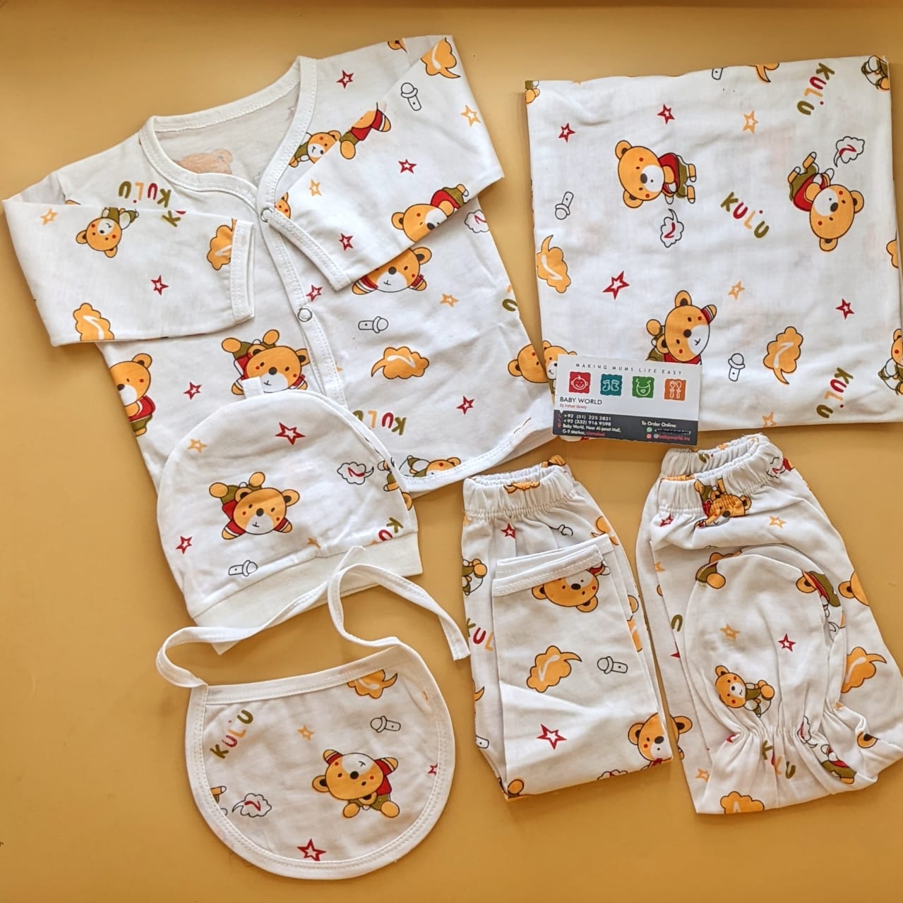 6 Pieces Starter/Suit Set - Kulu Bear