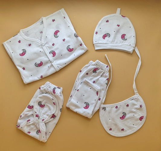 5 Pieces Starter/Suit Set - Moon/Stars