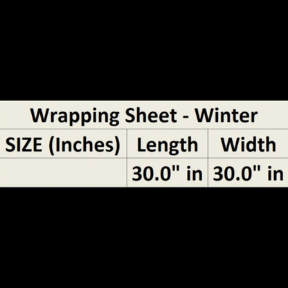 Wrapping Sheet/Blanket - Winter - Balls