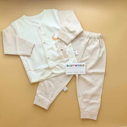 2 Pieces Imported Baby Suit - Elephant/Moon