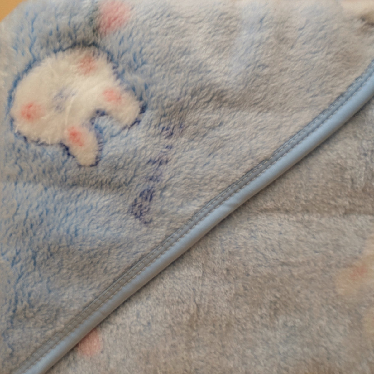 Baby Hooded Wrapping Sheet/Ac Blanket - Rabbit - Winter