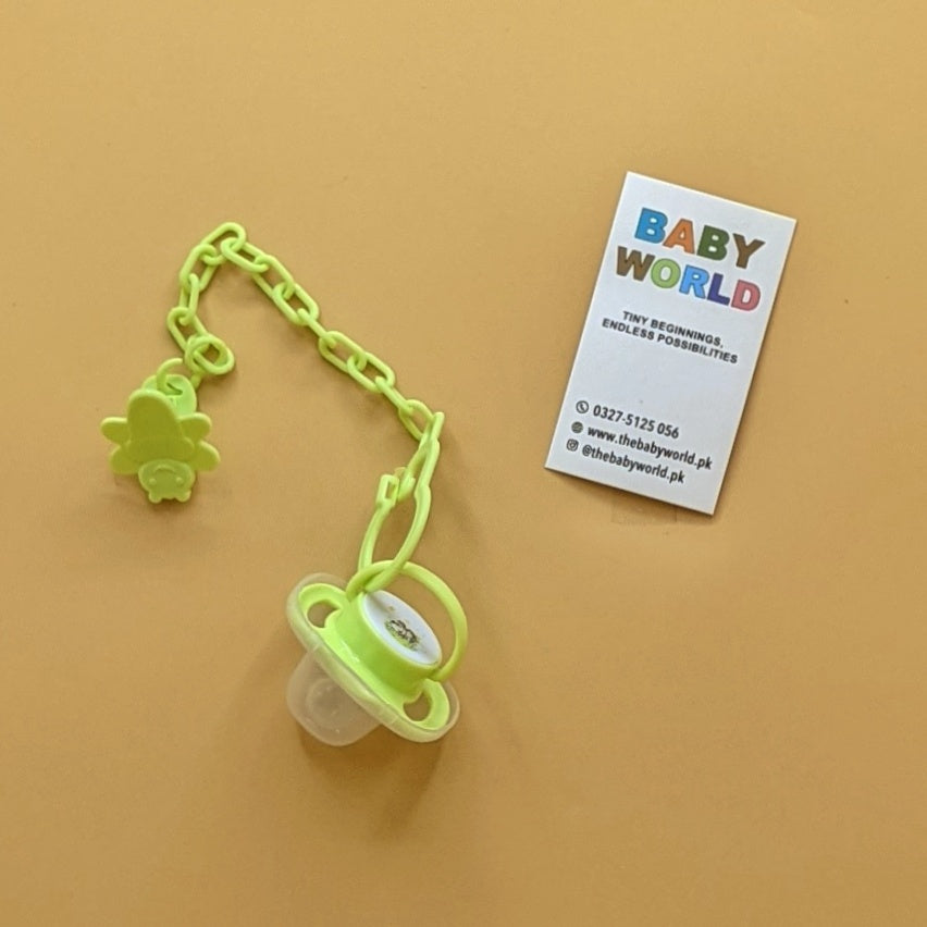 Pacifier with Chain - Round