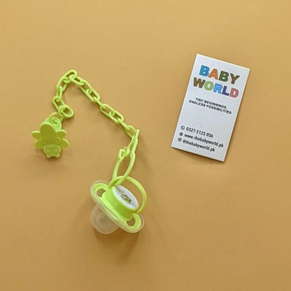 Pacifier with Chain - Round