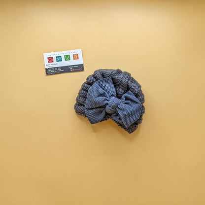 Baby Wool Cap - Bow Large - Winter