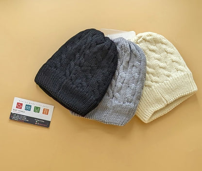 Baby Pack of 3 Wool Cap - Winter
