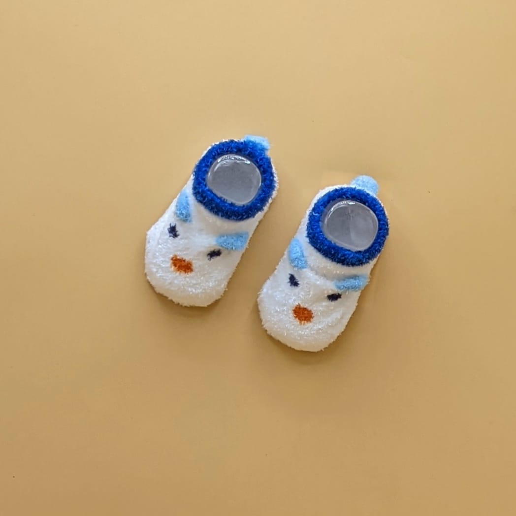 Baby Woolen Booties - Mice - Winter