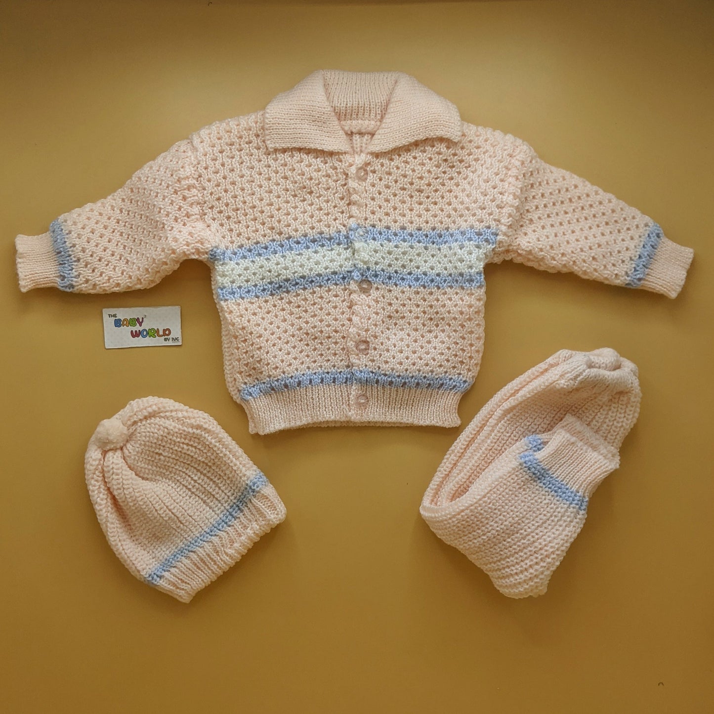Baby Woolen Knitted Suit - Winter