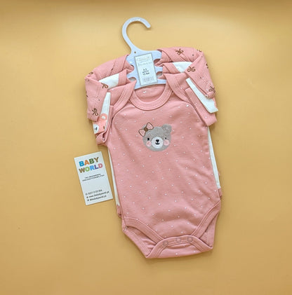 Baby Pack of 3 Premium Half Sleeves Bodysuits