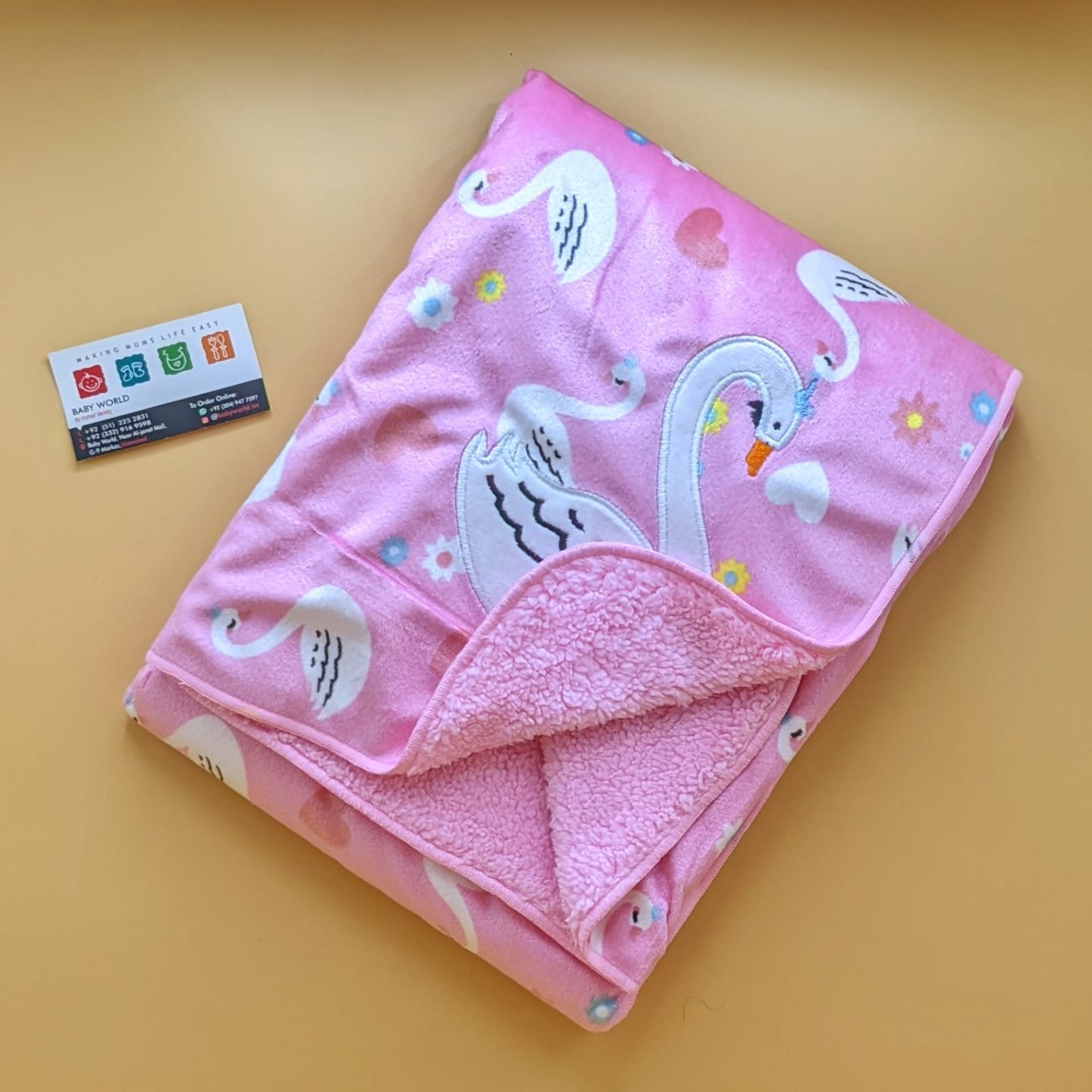 Double Layer Baby Blanket/Wrapping Sheet