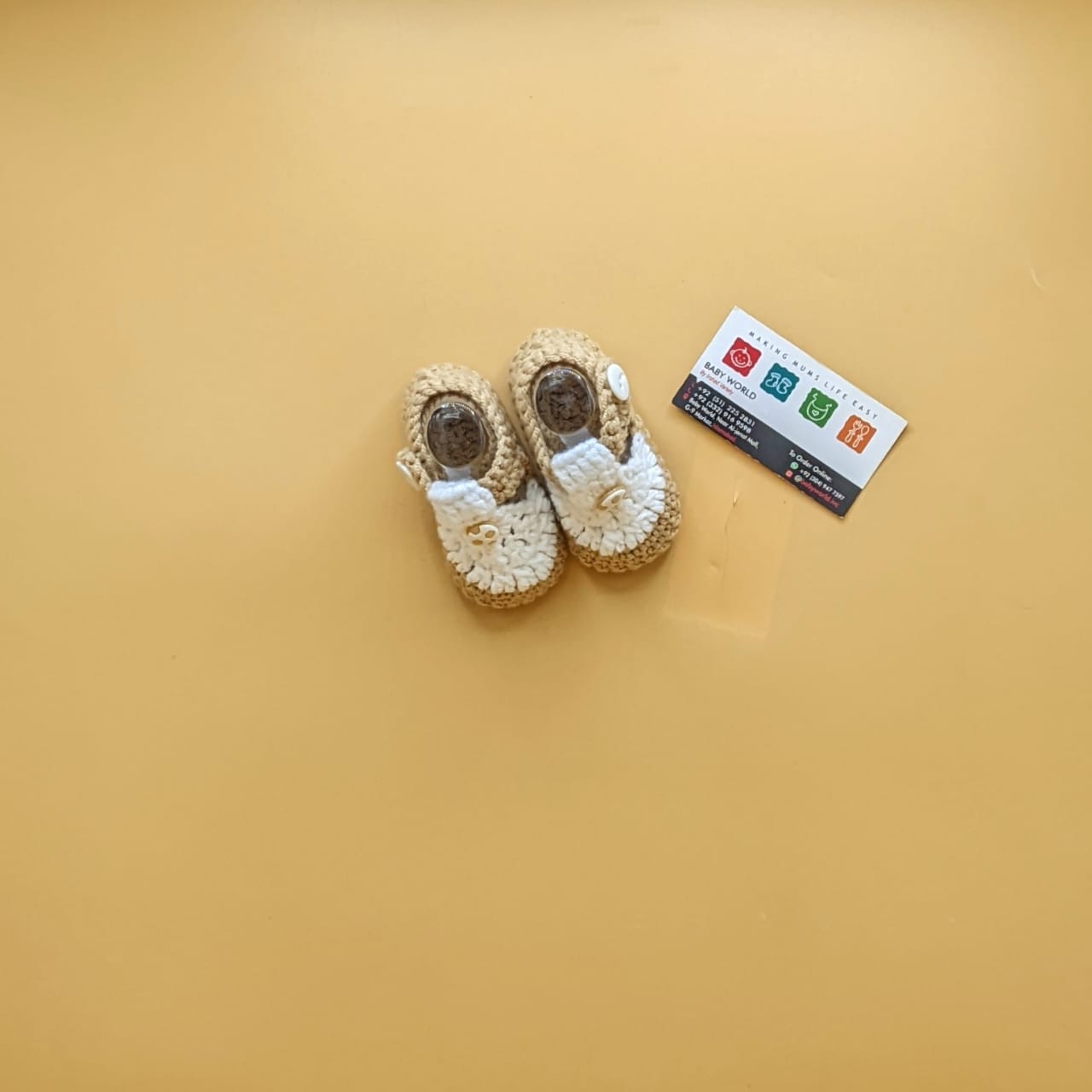 Handmade  Knitted Woolen Booties - Winter