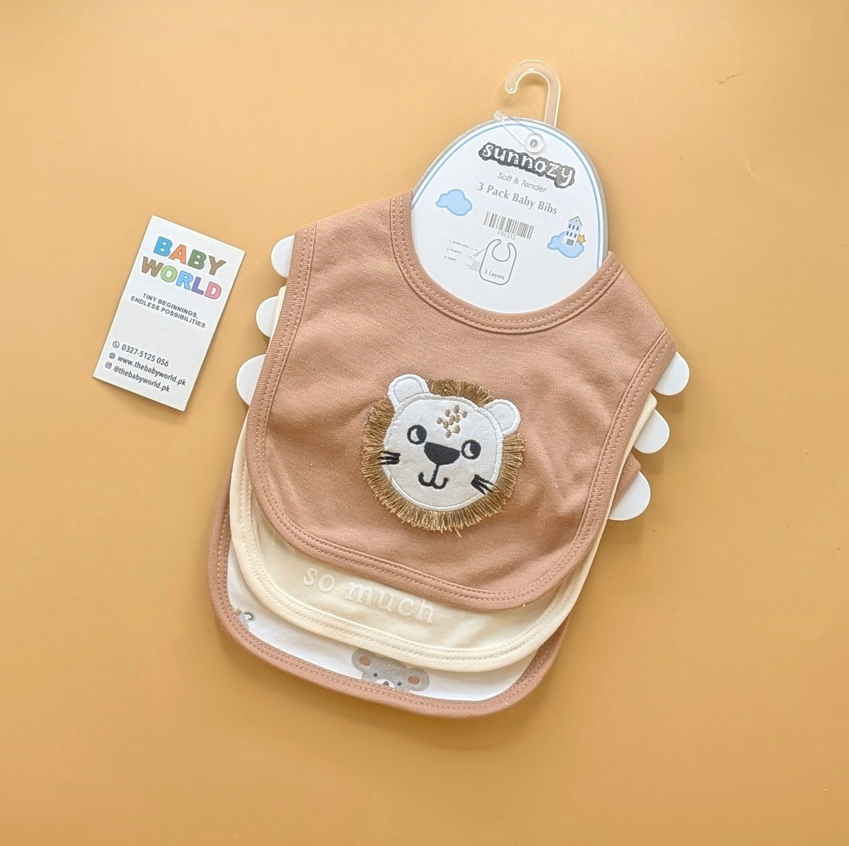 Baby Pack of 3 Bibs